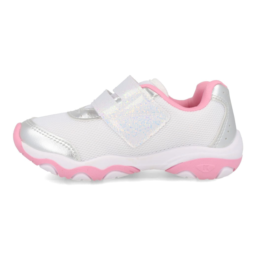 Kidy Tenis 007-1824-0756 Prata-Rosa Sint_5__